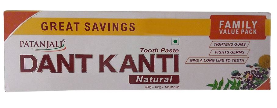 21% Off on Dantkanti Toothpaste - Natural (With 1N Toothbrush)